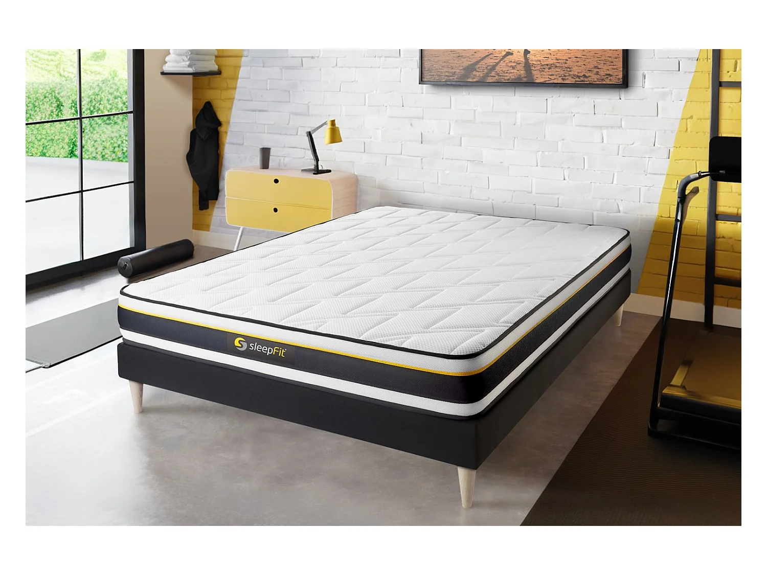Ensemble Matelas Sommier 135x200 cm - Soft