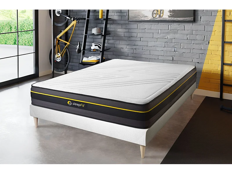 Kit rete e materasso ACTIVE 120x190cm - Spessore : 24cm - memory foam - rigido