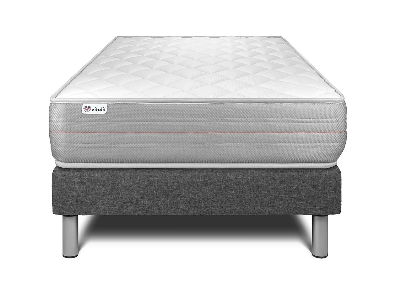 Ensemble Matelas Sommier 120x200 cm - Vitalmemo