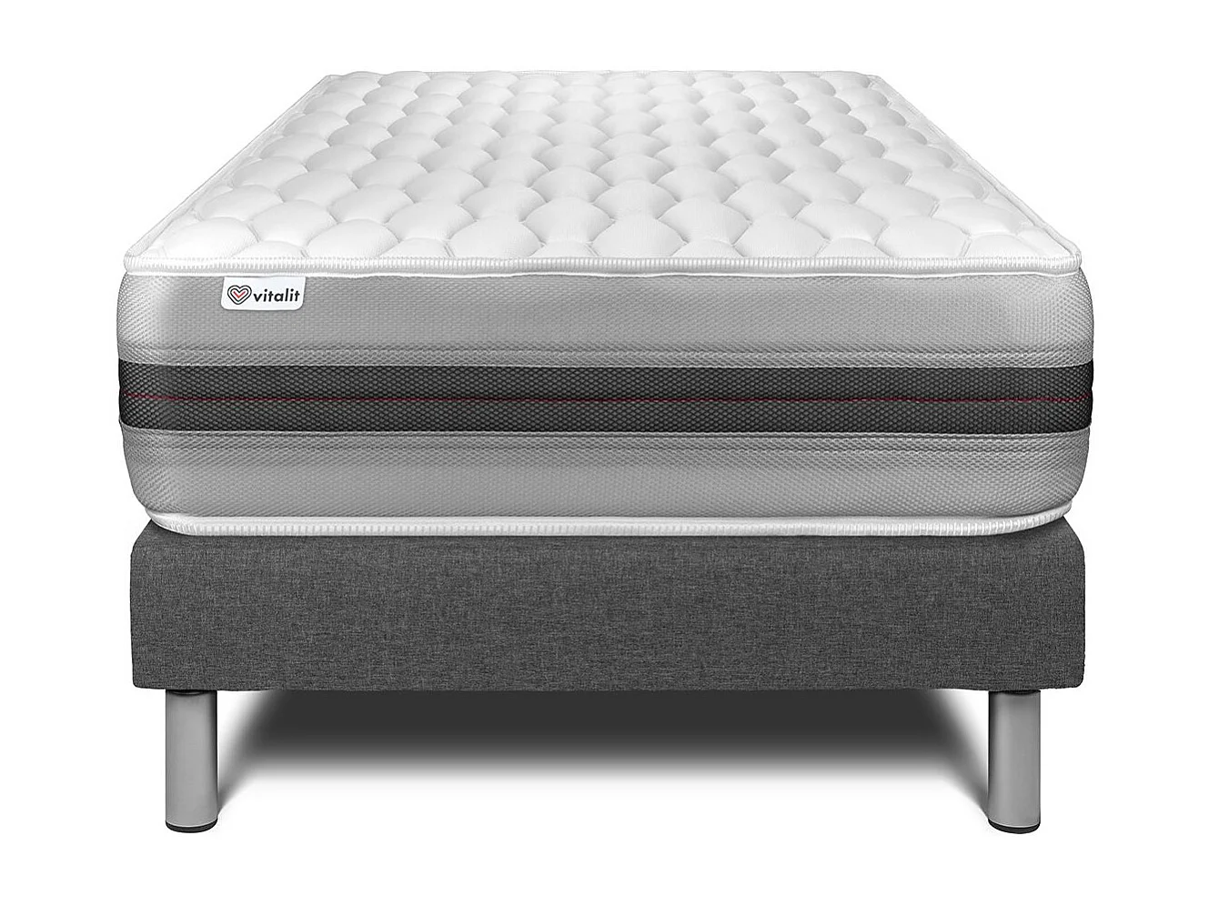 Ensemble Matelas Sommier 120x190 cm - Vitalspring Recover