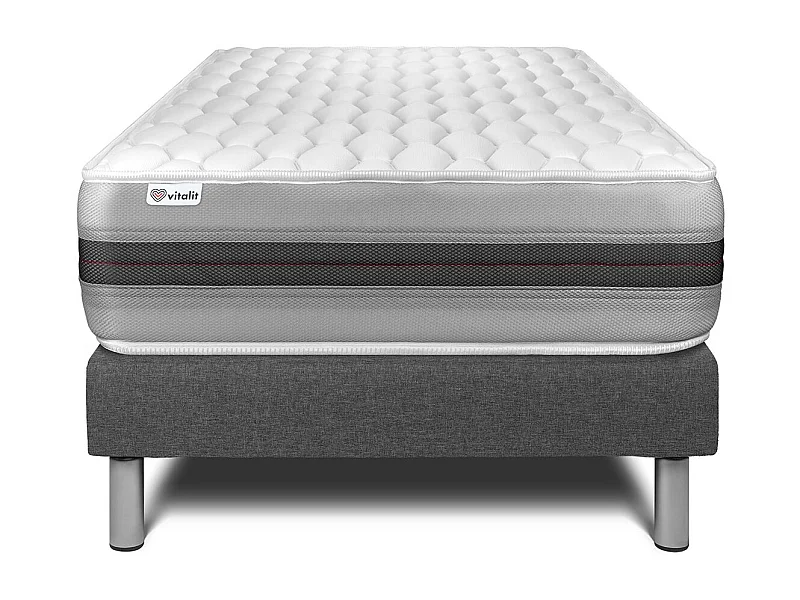 Ensemble Matelas Sommier 120x190 cm - Vitalspring Recover