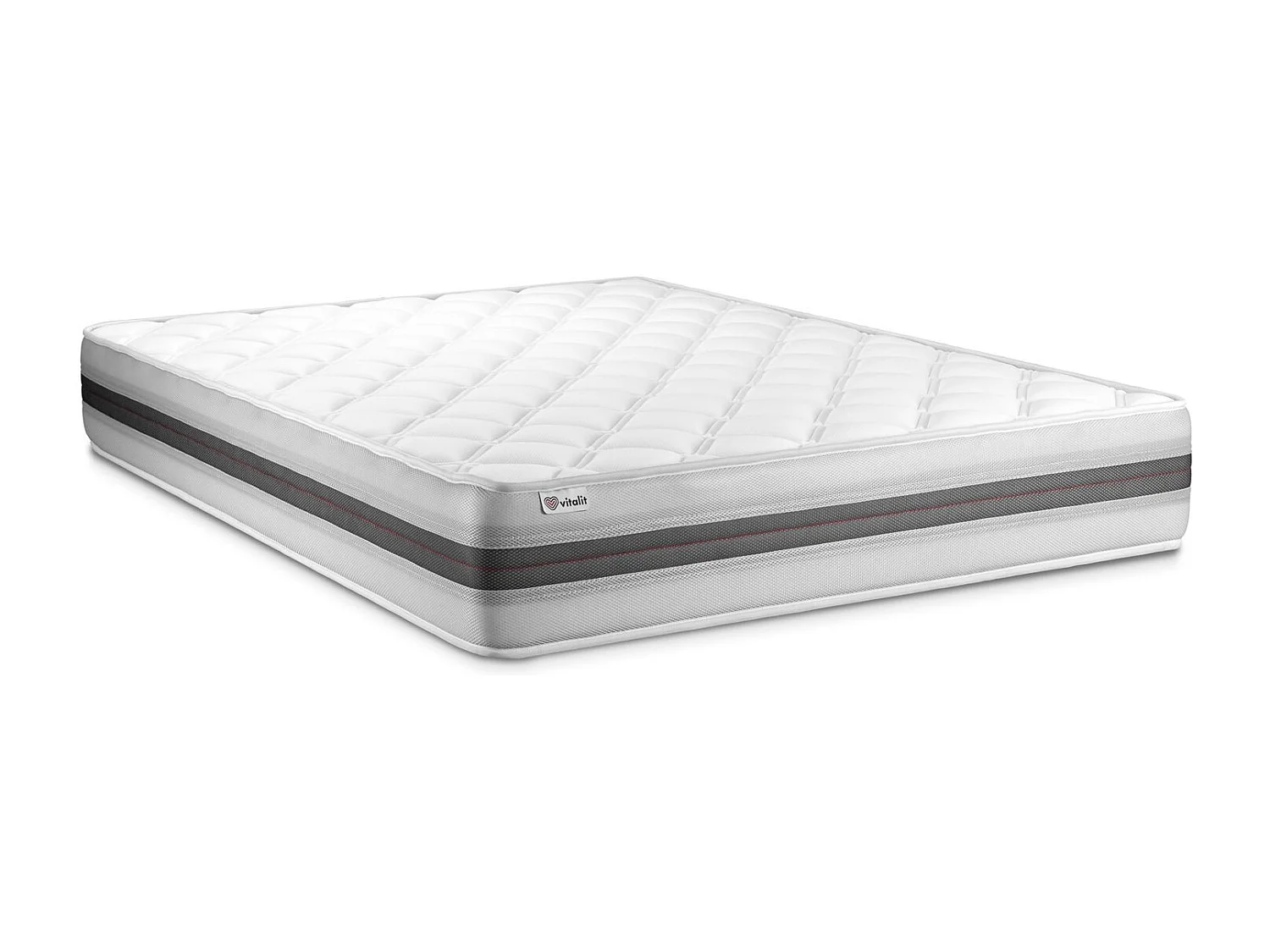 Ensemble Matelas Sommier 150x190 cm - Vitalmemo Back