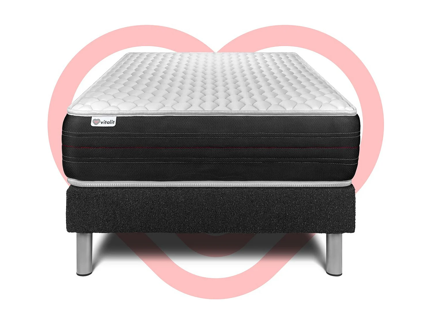 Ensemble Matelas Sommier 120x200 cm - Vitalspring