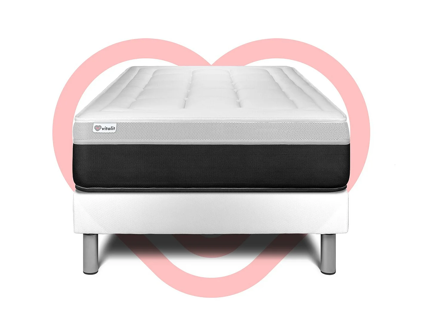 Ensemble Matelas Sommier 120x190 cm - Vital Form