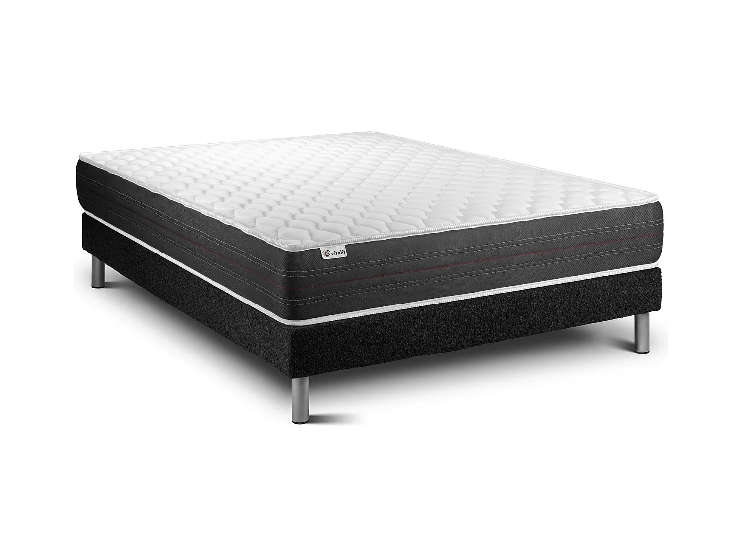 Ensemble Matelas Sommier 160x190 cm - Vitalspring