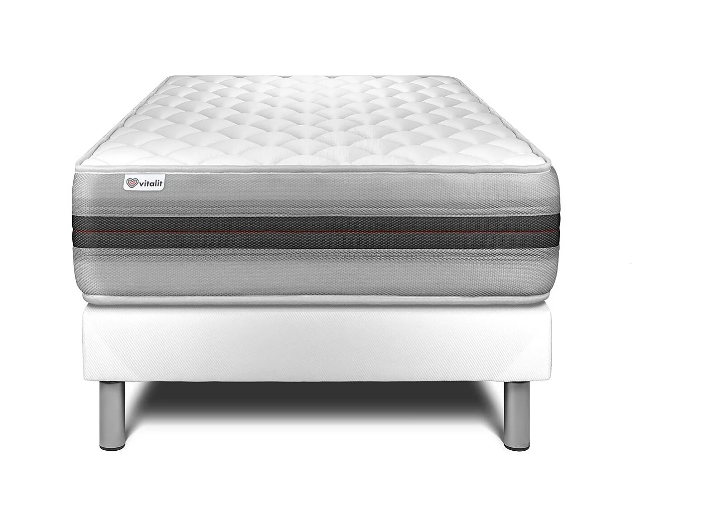 Ensemble Matelas Sommier 120x200 cm - Vitalmemo Back