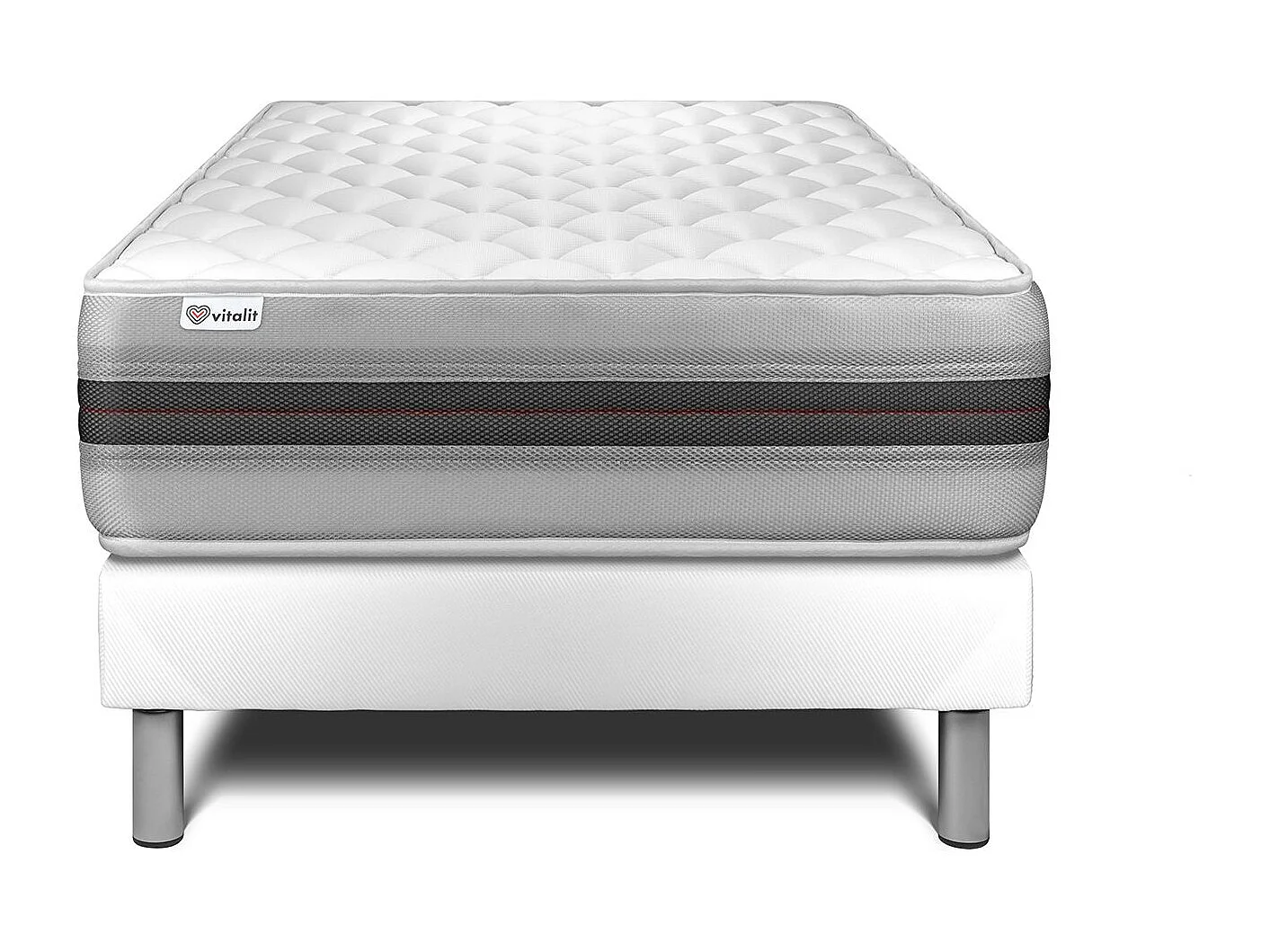 Ensemble Matelas Sommier 120x200 cm - Vitalmemo Back