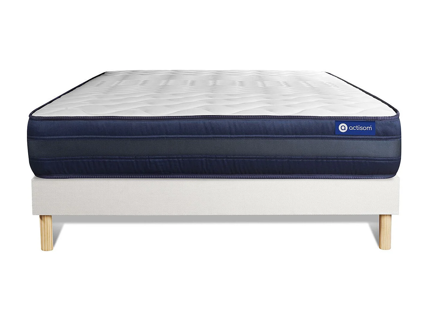 Ensemble Matelas Sommier 150x190 cm - Actilatex Tech