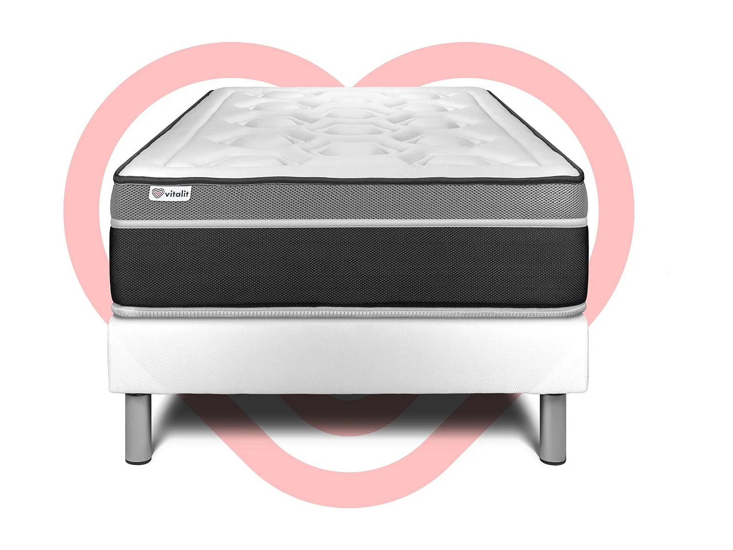 Ensemble Matelas Sommier 120x200 cm - Vital Care