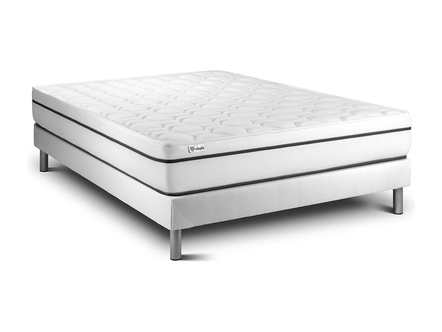 Ensemble Matelas Sommier 150x200 cm - Vital Spa