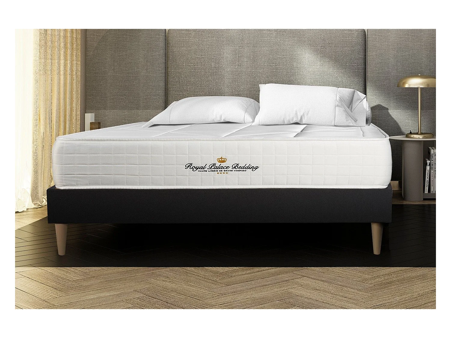 Ensemble Matelas Sommier 135x200 cm - Windsor