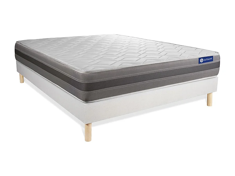 Ensemble Matelas Sommier 150x190 cm - Actilatex Relax