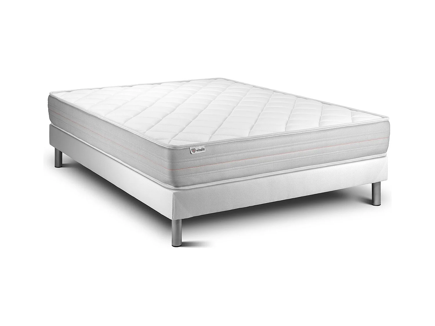 Ensemble Matelas Sommier 150x190 cm - Vitalmemo