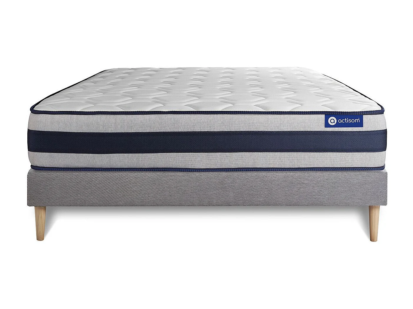 Ensemble Matelas Sommier 150x190 cm - Actimemo Ergo