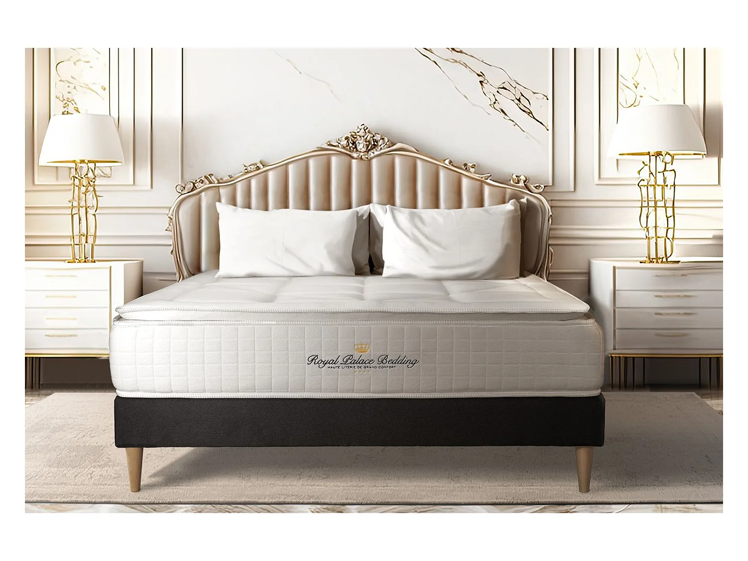Ensemble Matelas Sommier 120x190 cm - George V