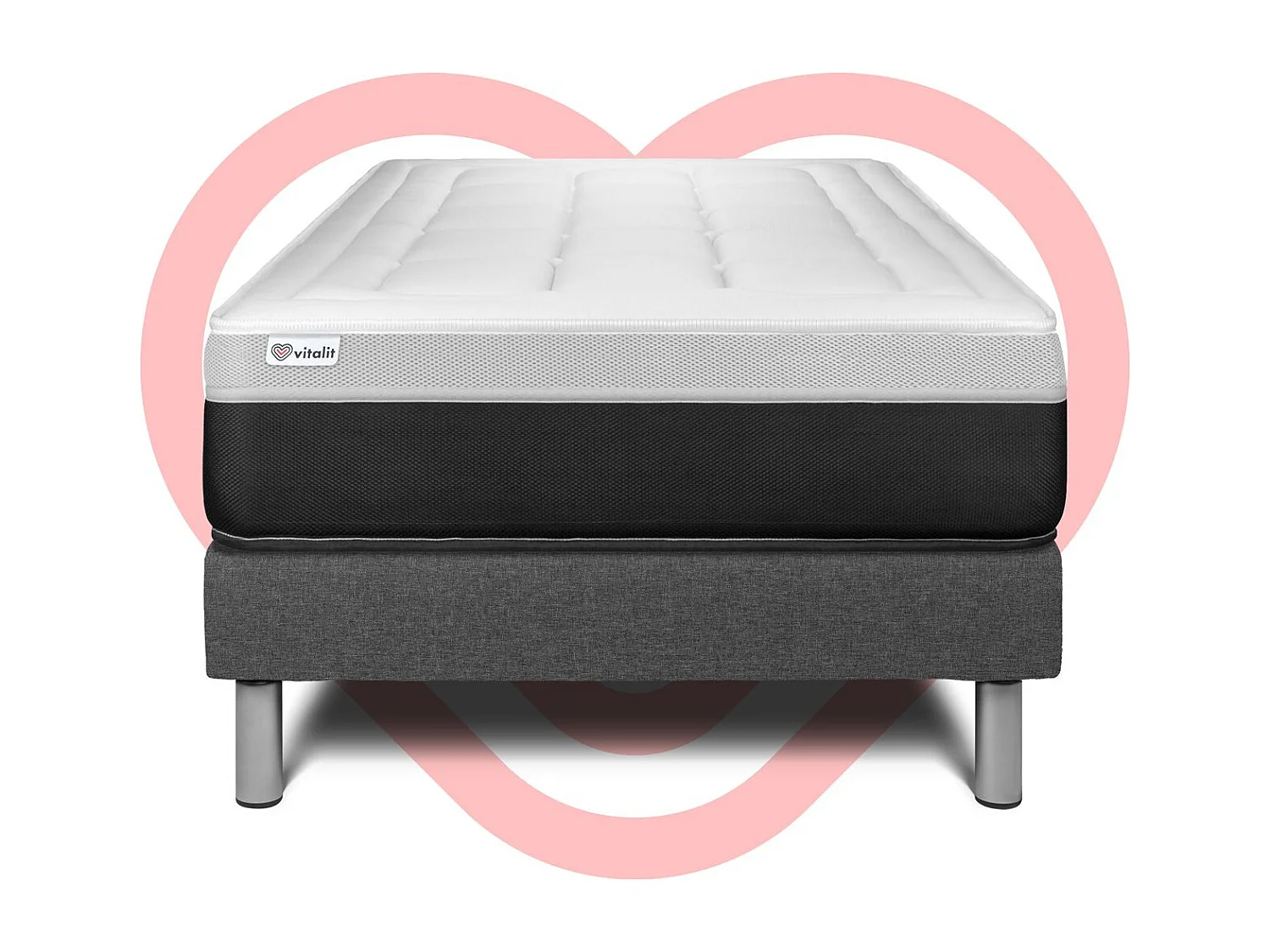 Ensemble Matelas Sommier 120x200 cm - Vital Form