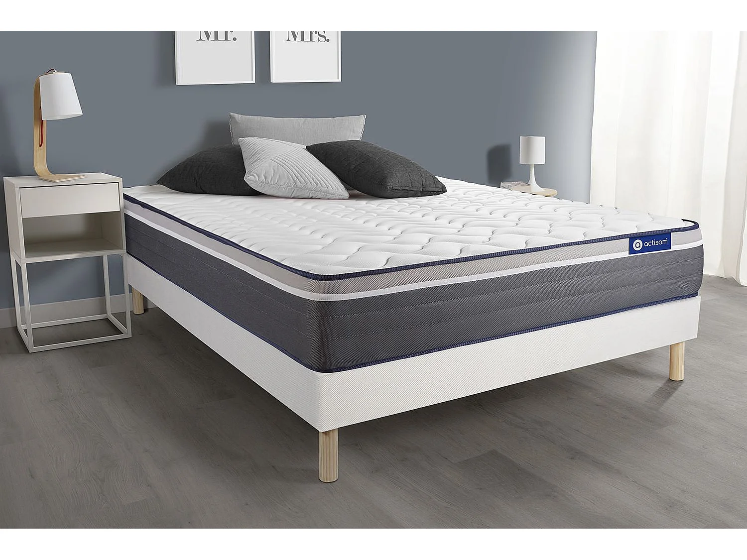 Ensemble Matelas Sommier 135x200 cm - Actiflex Plus
