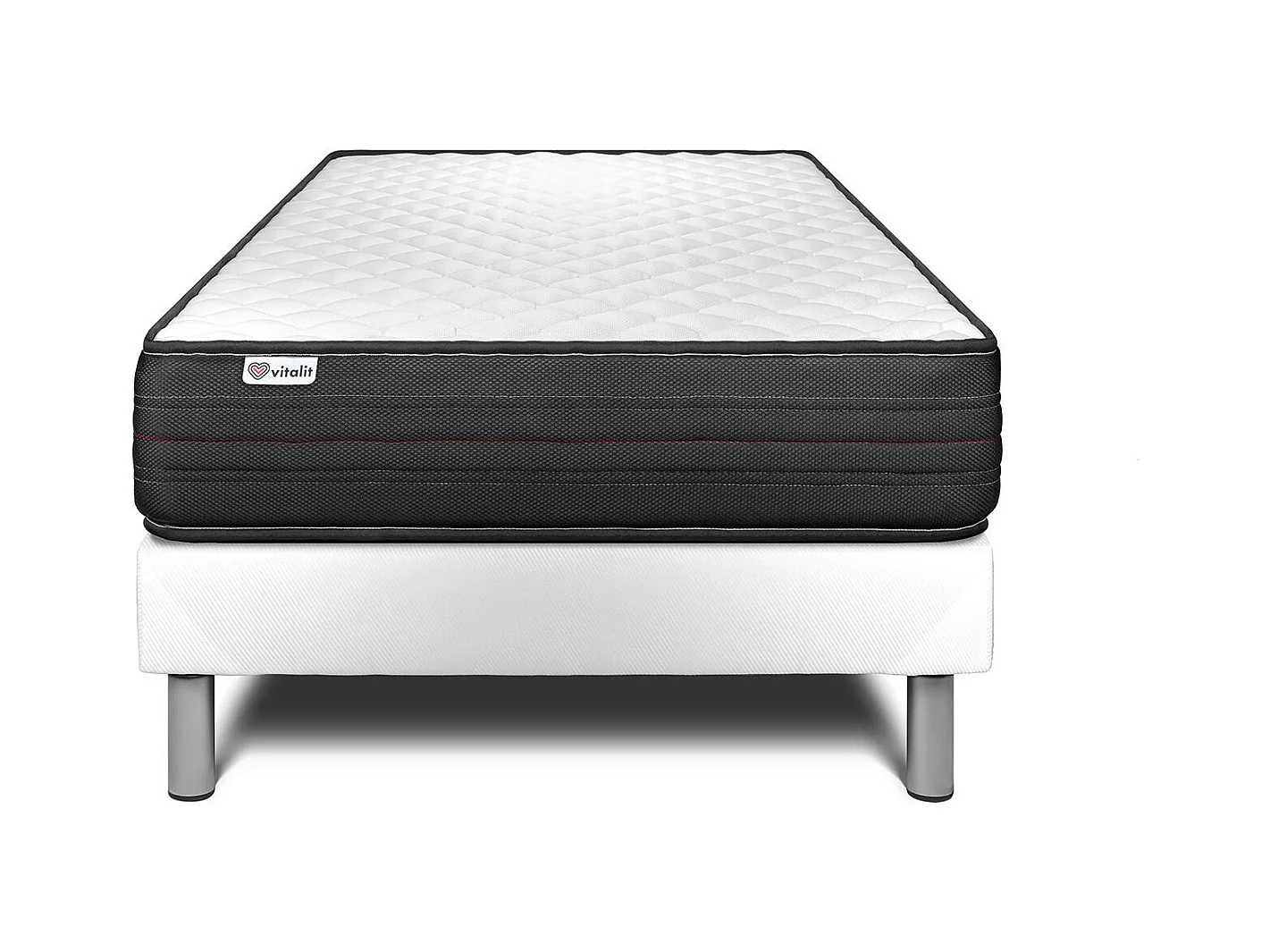 Ensemble Matelas Sommier 120x190 cm - Vitalpower
