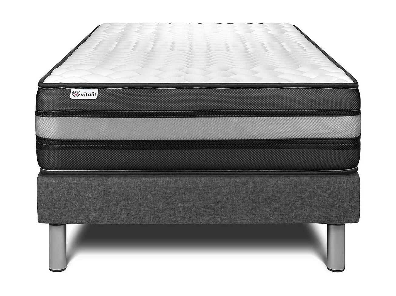 Ensemble Matelas Sommier 120x200 cm - Vital Power Zen
