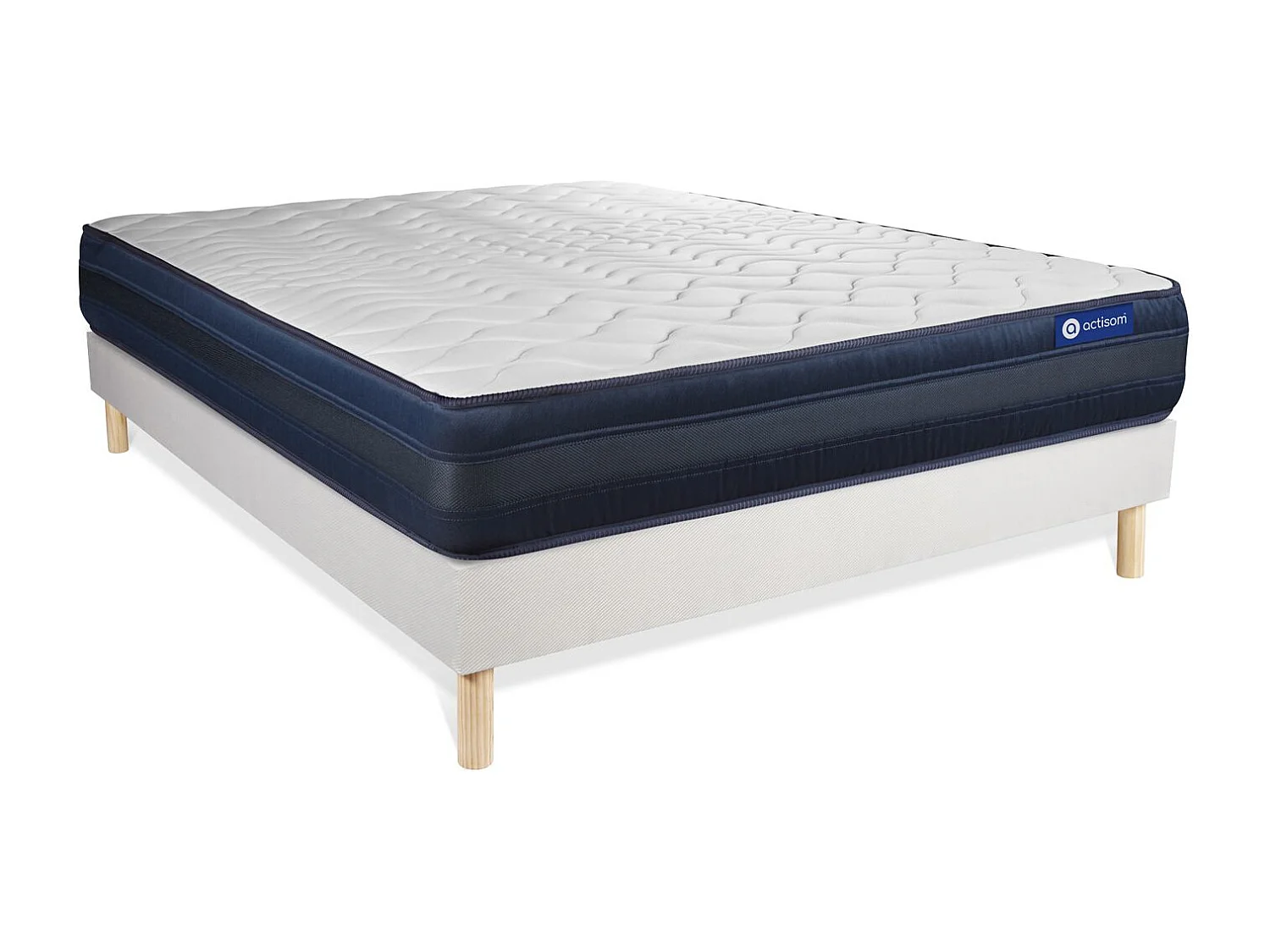 Ensemble Matelas Sommier 135x190 cm - Actiflex Tech