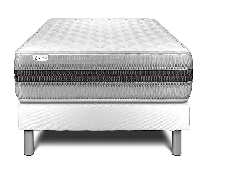 Ensemble Matelas Sommier 120x190 cm - Vitalmemo Back