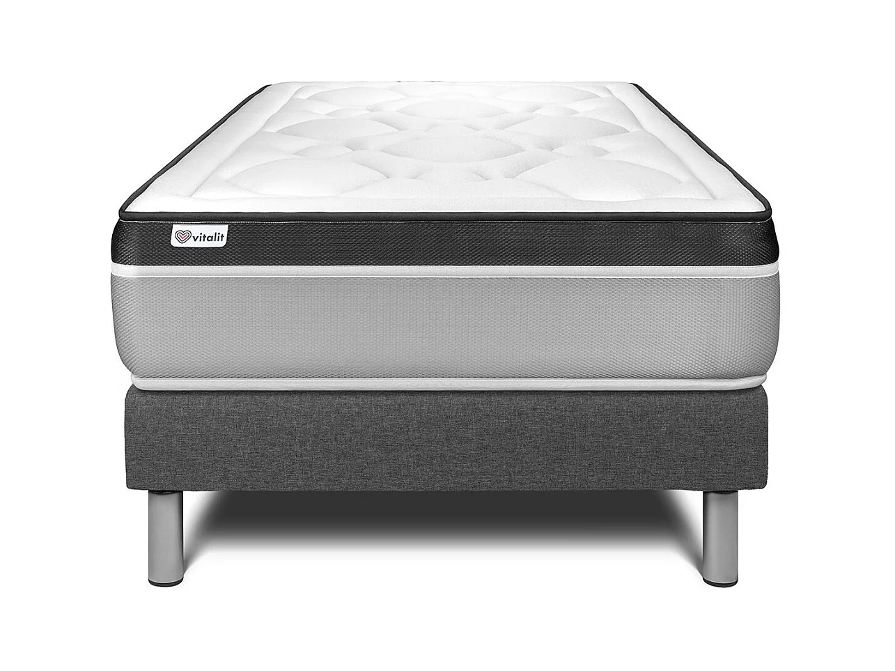 Ensemble Matelas Sommier 120x190 cm - Vital Ergo