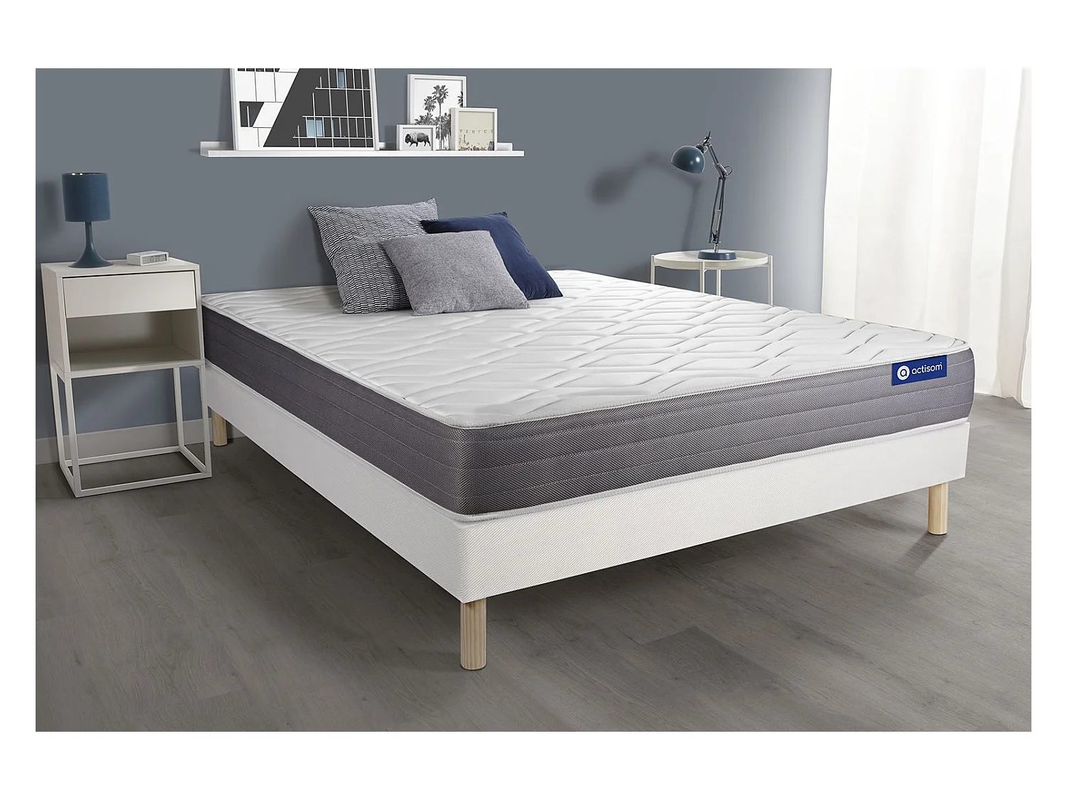 Ensemble Matelas Sommier 135x190 cm - Actiflex Dream