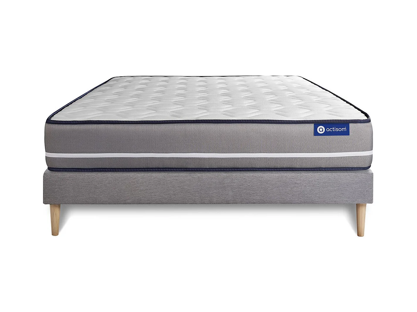 Ensemble Matelas Sommier 150x200 cm - Actiflex Pur