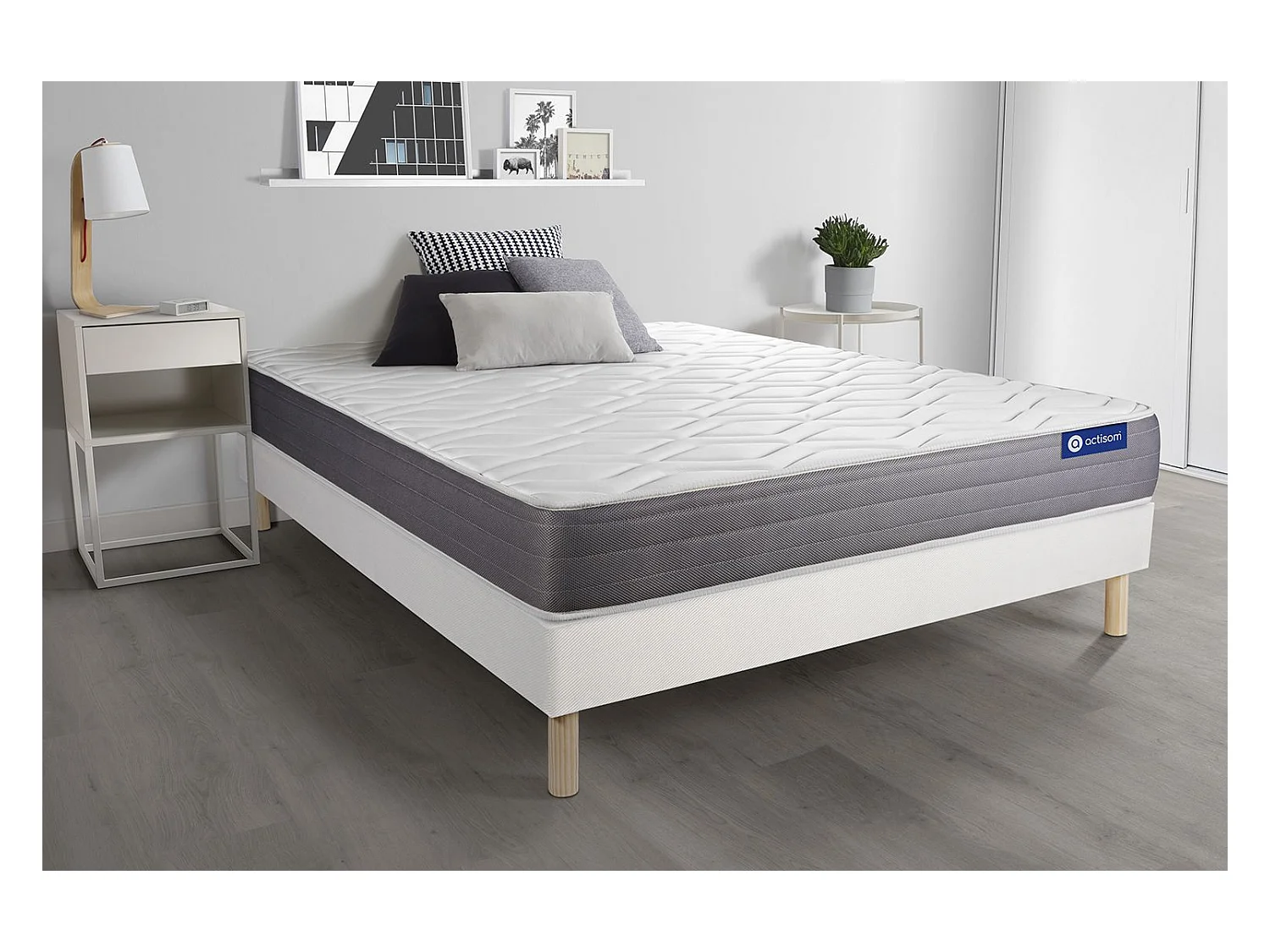 Ensemble Matelas Sommier 150x190 cm - Actilatex Dream