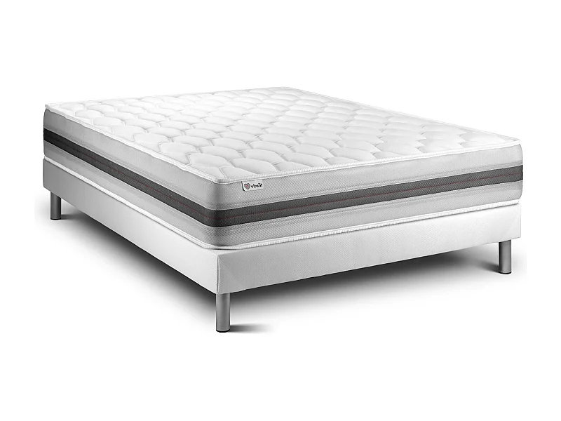 Ensemble Matelas Sommier 150x200 cm - Vitalspring Recover