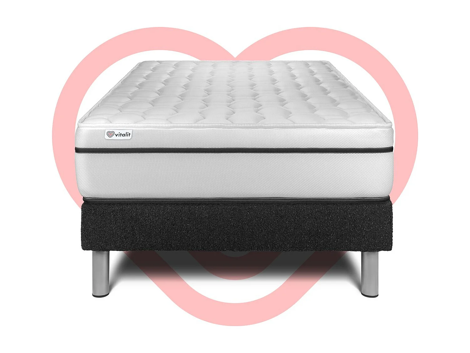 Ensemble Matelas Sommier 120x200 cm - Vital Spa
