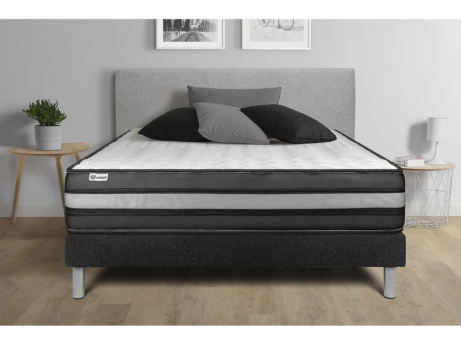 Ensemble Matelas Sommier 180x200 cm - Vital Power Zen