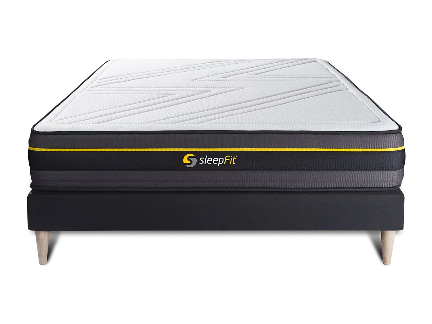 Ensemble Matelas Sommier 135x190 cm - Active