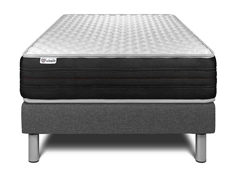 Ensemble Matelas Sommier 120x190 cm - Vitalmemo One