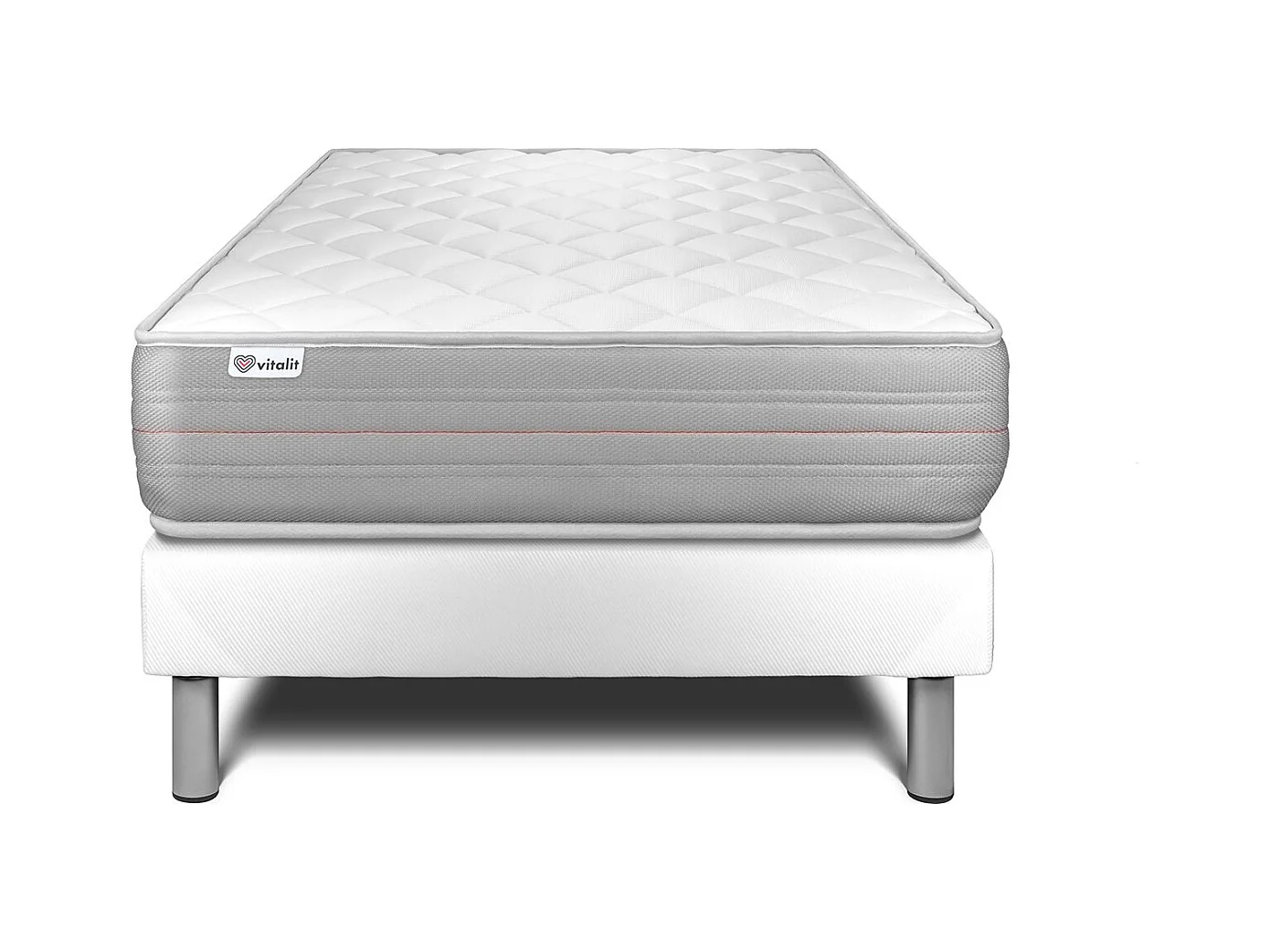 Ensemble Matelas Sommier 120x200 cm - Vitalmemo