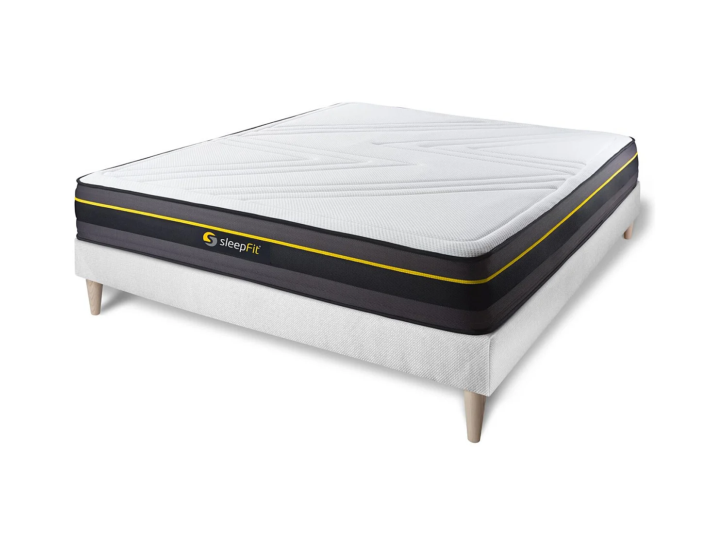 Ensemble Matelas Sommier 160x190 cm - Active