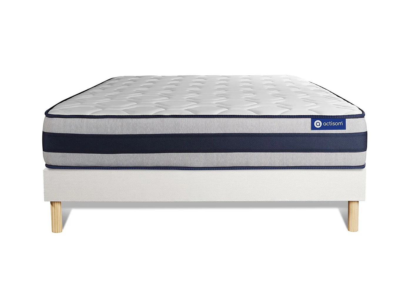 Ensemble Matelas Sommier 150x190 cm - Actimemo Ergo