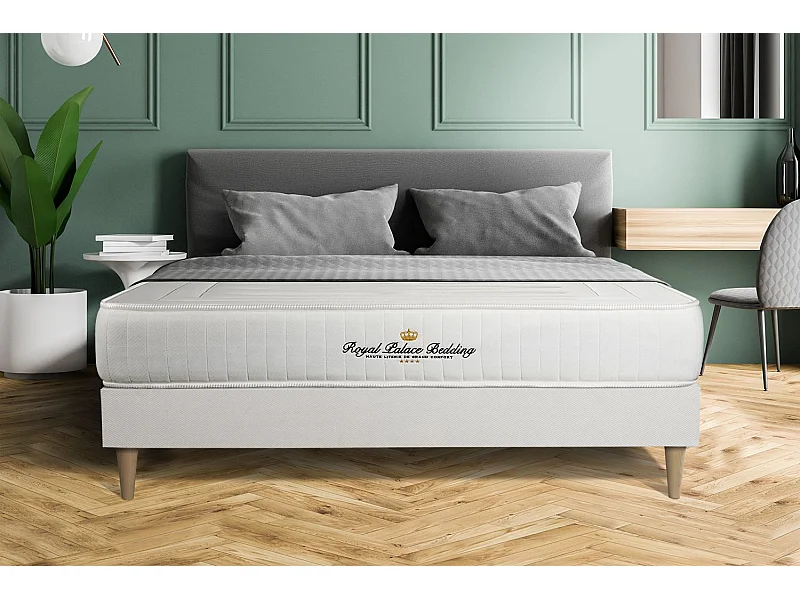 Ensemble Matelas Sommier 120x190 cm - Lancaster