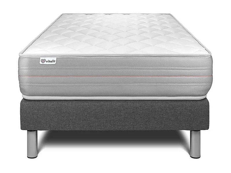 Ensemble Matelas Sommier 120x190 cm - Vitalmemo