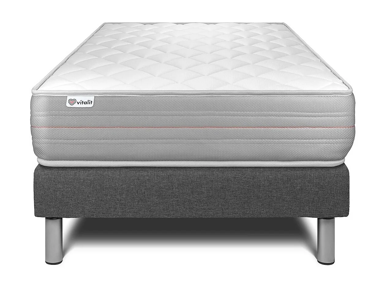 Ensemble Matelas Sommier 120x190 cm - Vitalmemo