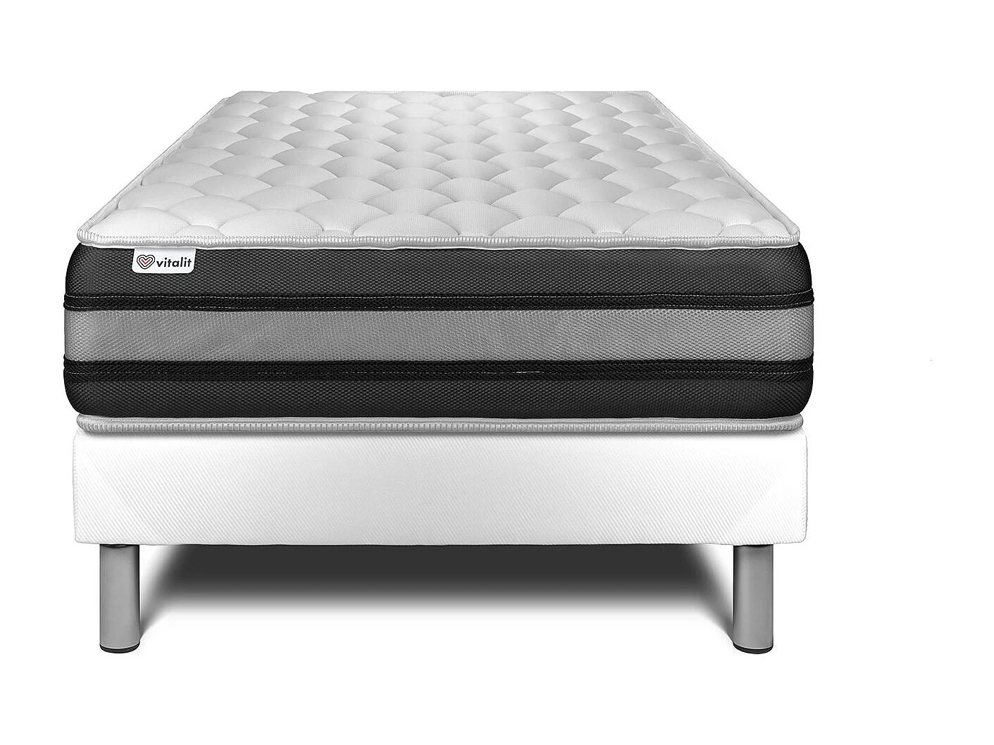 Ensemble Matelas Sommier 120x200 cm - Vitalspring Zen