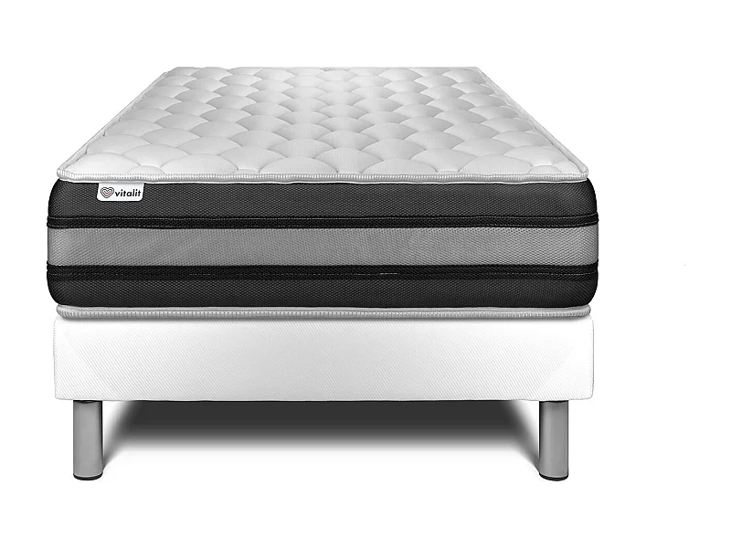 Ensemble Matelas Sommier 120x200 cm - Vitalspring Zen