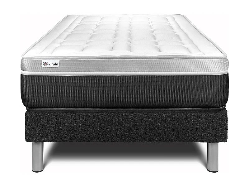 Ensemble Matelas Sommier 120x190 cm - Vital Soft