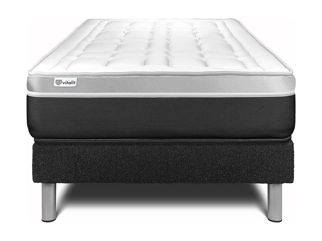 Ensemble Matelas Sommier 120x190 cm - Vital Soft