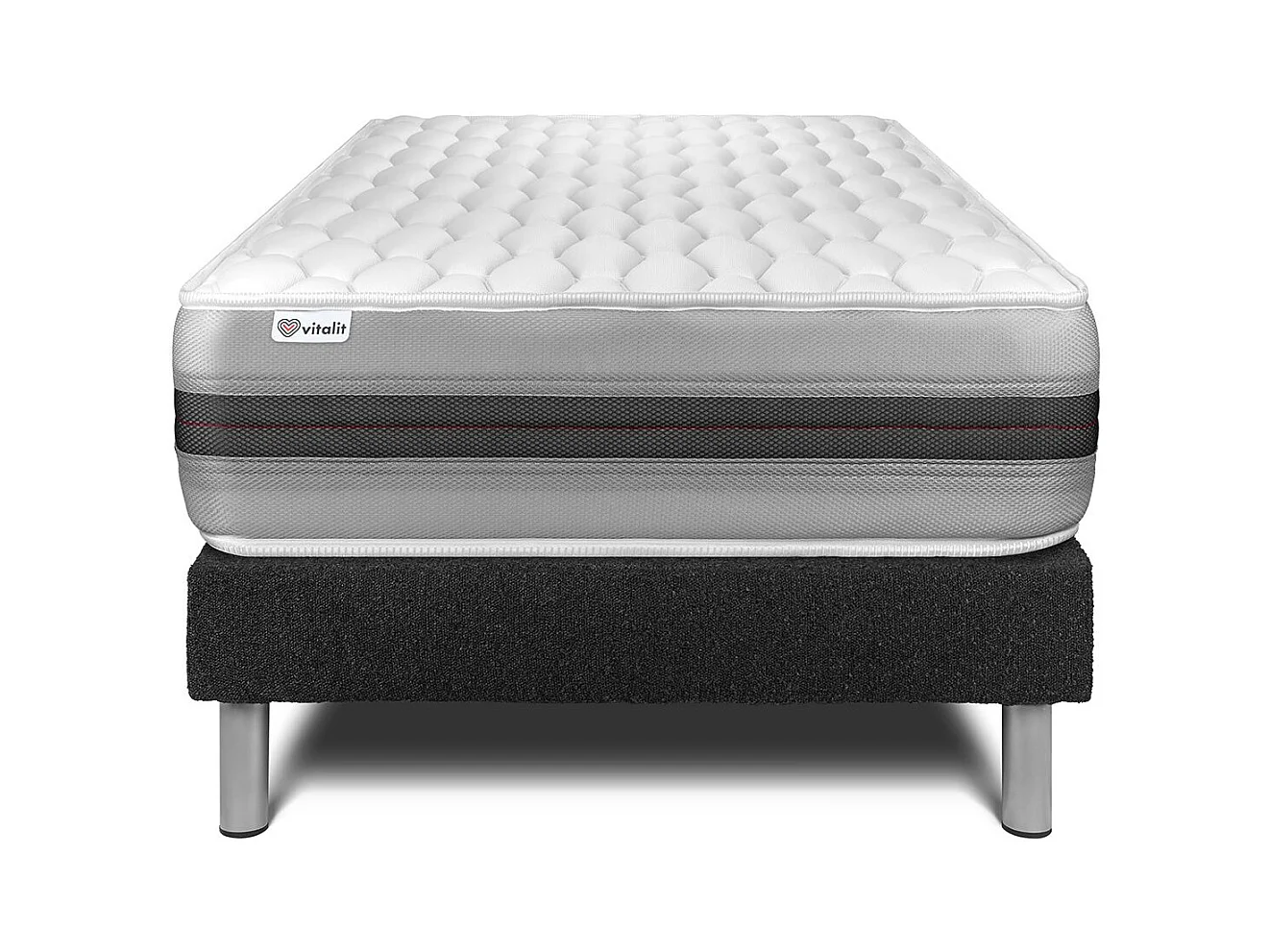 Ensemble Matelas Sommier 90x200 cm - Vitalspring Recover