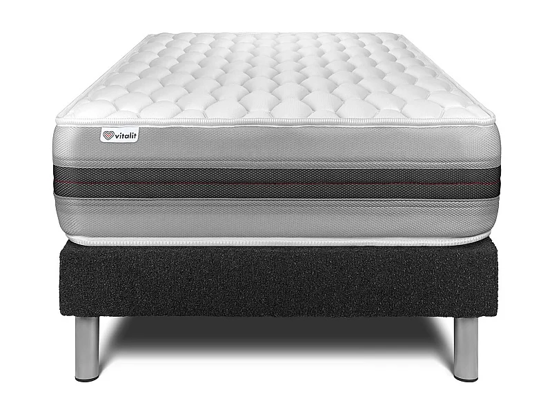 Ensemble Matelas Sommier 90x200 cm - Vitalspring Recover