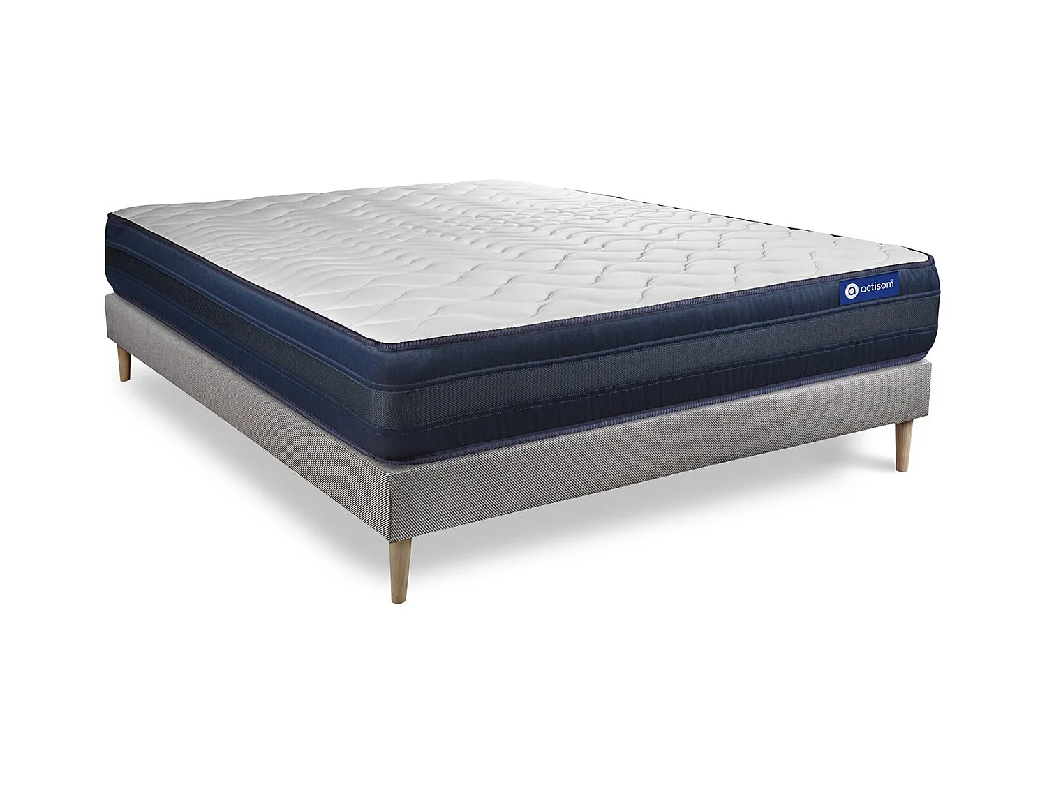 Ensemble Matelas Sommier 150x190 cm - Actimemo Tech