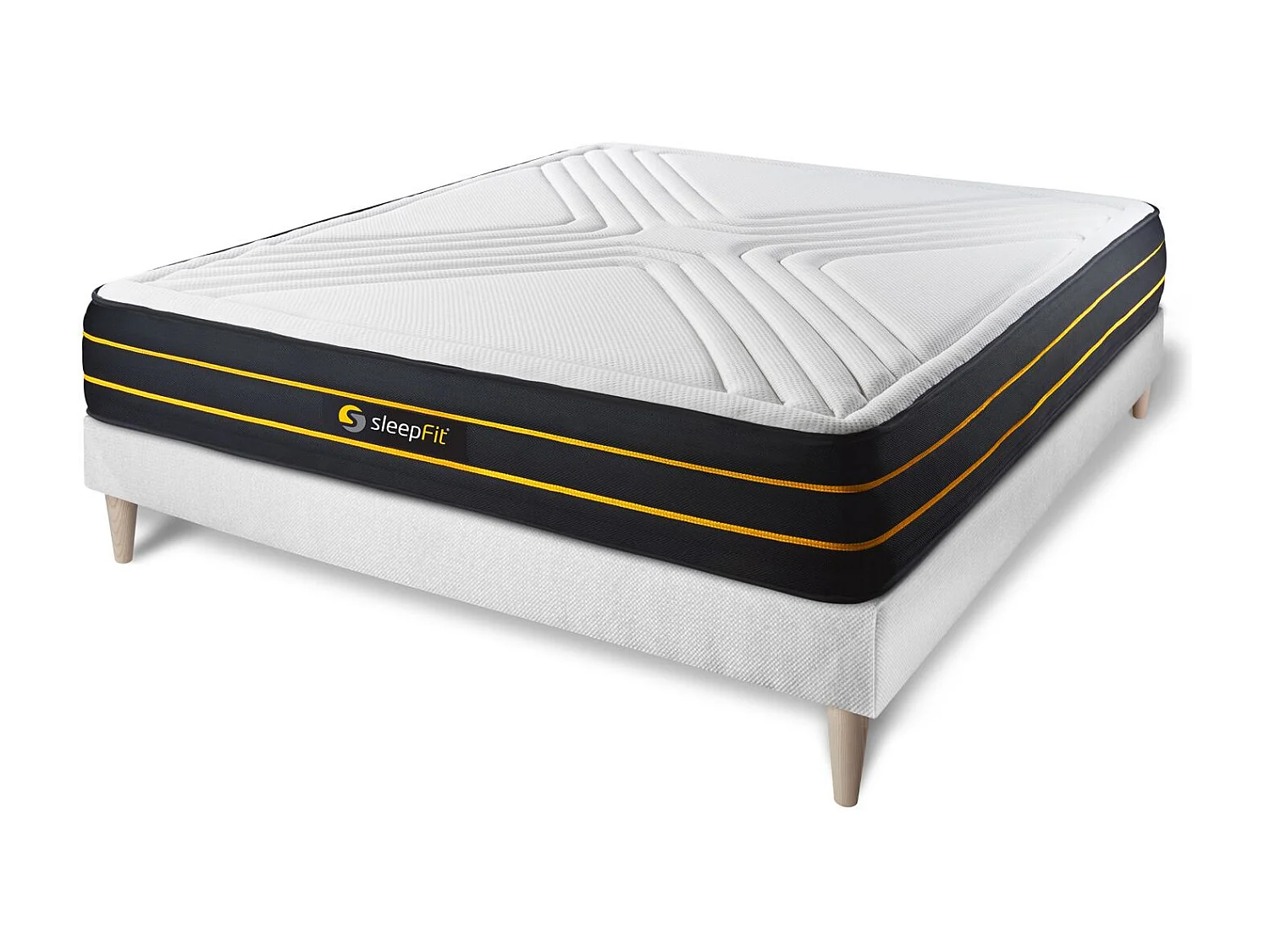 Ensemble Matelas Sommier 160x190 cm - Ultra
