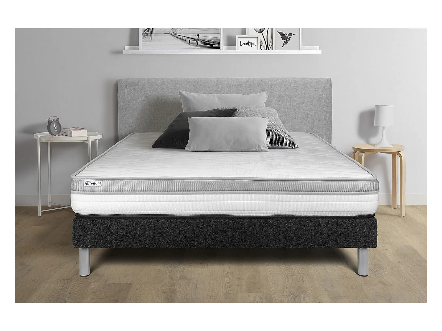 Ensemble Matelas Sommier 160x200 cm - Vital Relax