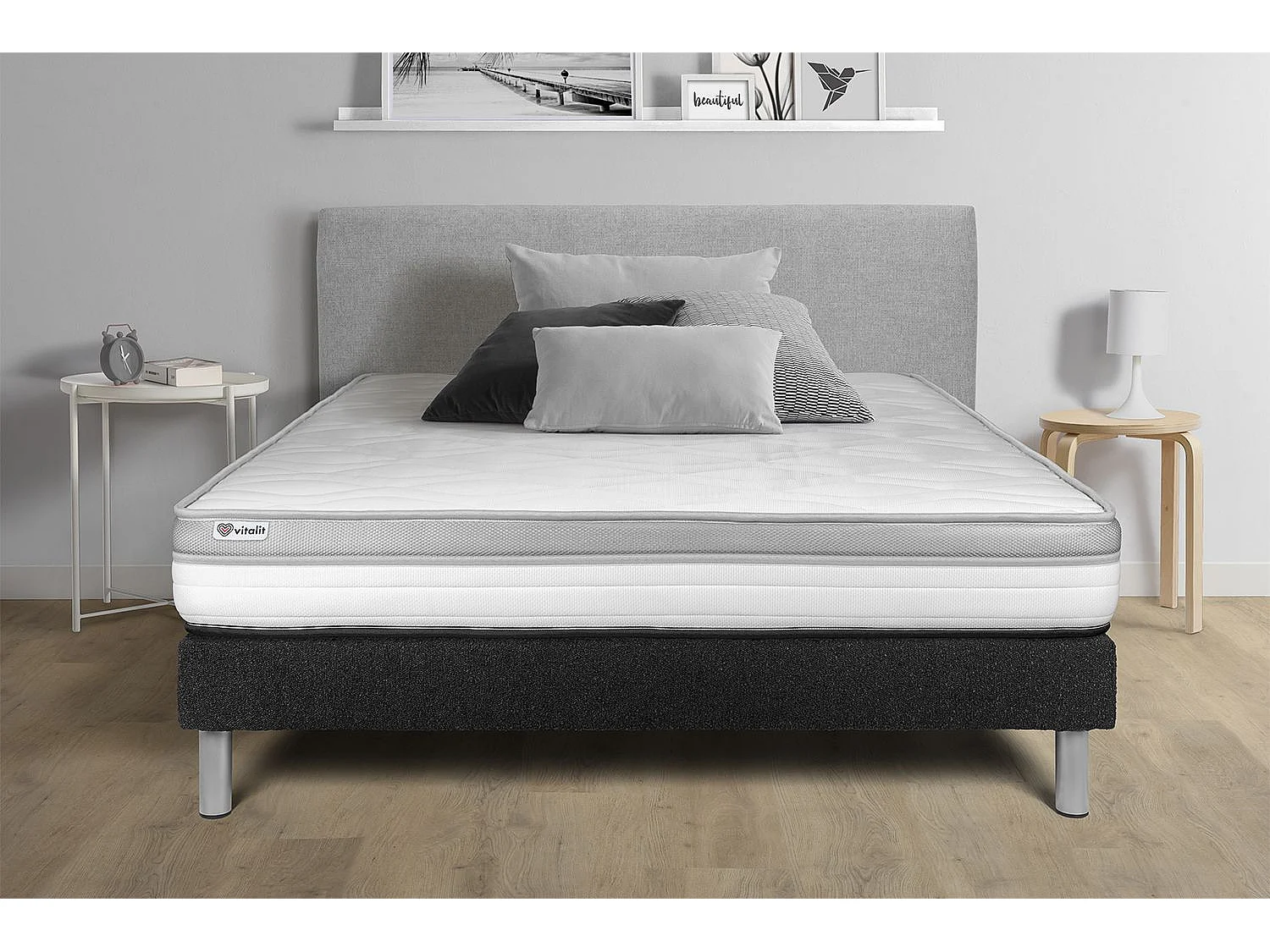 Ensemble Matelas Sommier 160x200 cm - Vital Relax